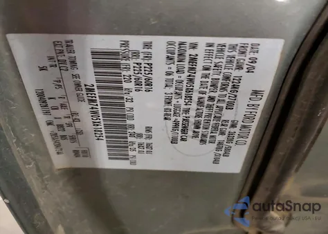 2005 Mercury Grand Marquis Gs из США, поврежденный, VIN 2MEFM74W05X618254